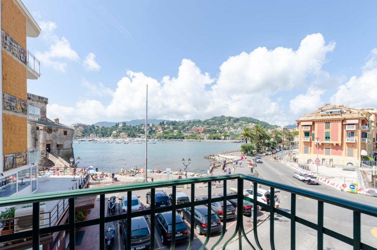 Alla Casa Rosa Al Mare- Centrale A Di Fronte Al Mare- Emozionante- Garage Privato Gratuito A 800 Mt- Aria Condizionata-Wifi Рапало Екстериор снимка